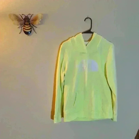 The North Face Yellow Collar Long Sleeve Sweatshirt, medium - Picture 1 of 9